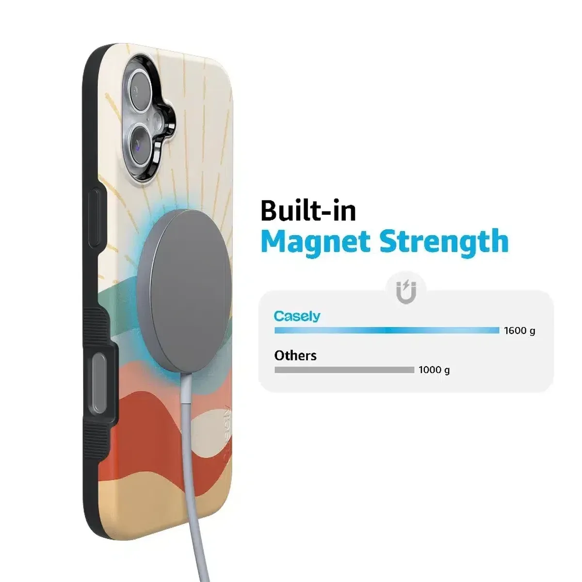 Here Comes the Sun | Colorblock Sunset Case iPhone Case get.casely