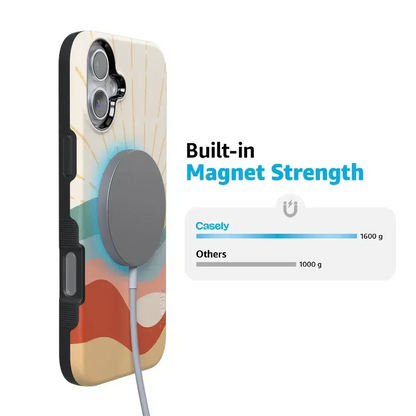 Here Comes the Sun | Colorblock Sunset Case iPhone Case get.casely