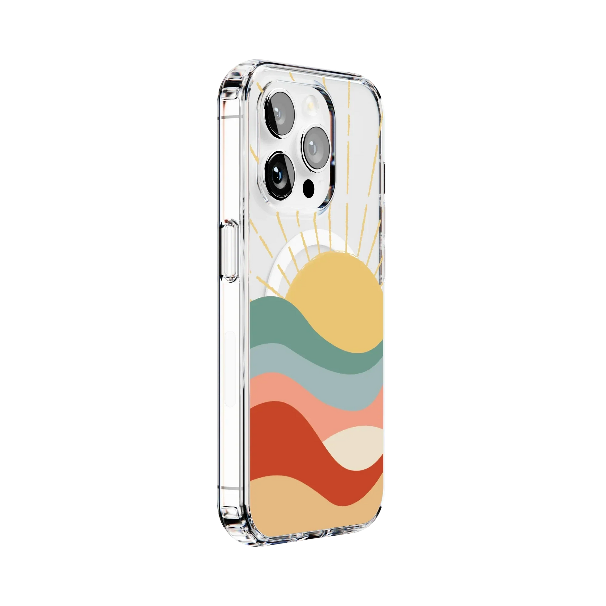 Here Comes the Sun | Colorblock Sunset Case iPhone Case get.casely