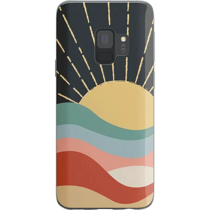 Here Comes the Sun | Colorblock Sunset Samsung Case Samsung Case get.casely