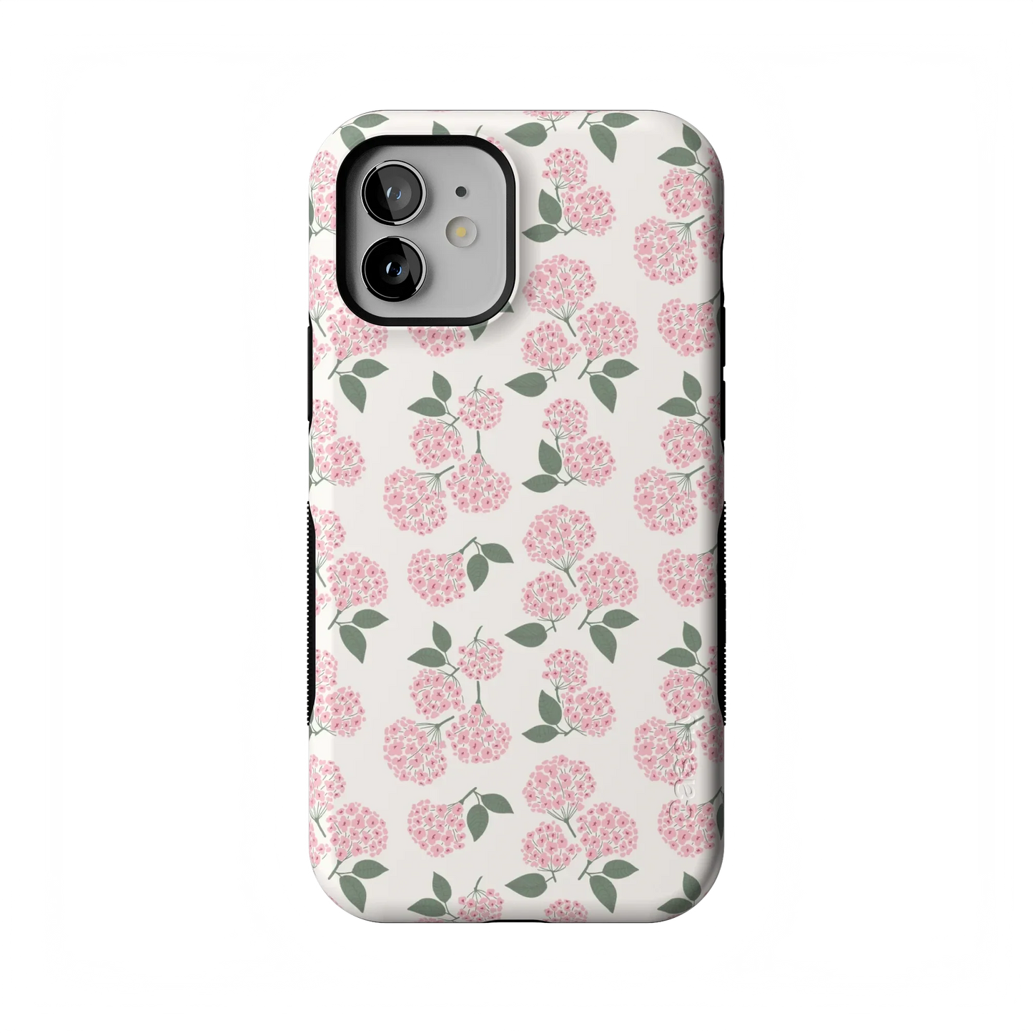 Nantucket Cottage | Pink Hydrangea Case - iPhone 12