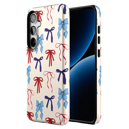 American Girlie | Red White & Blue Bows Case