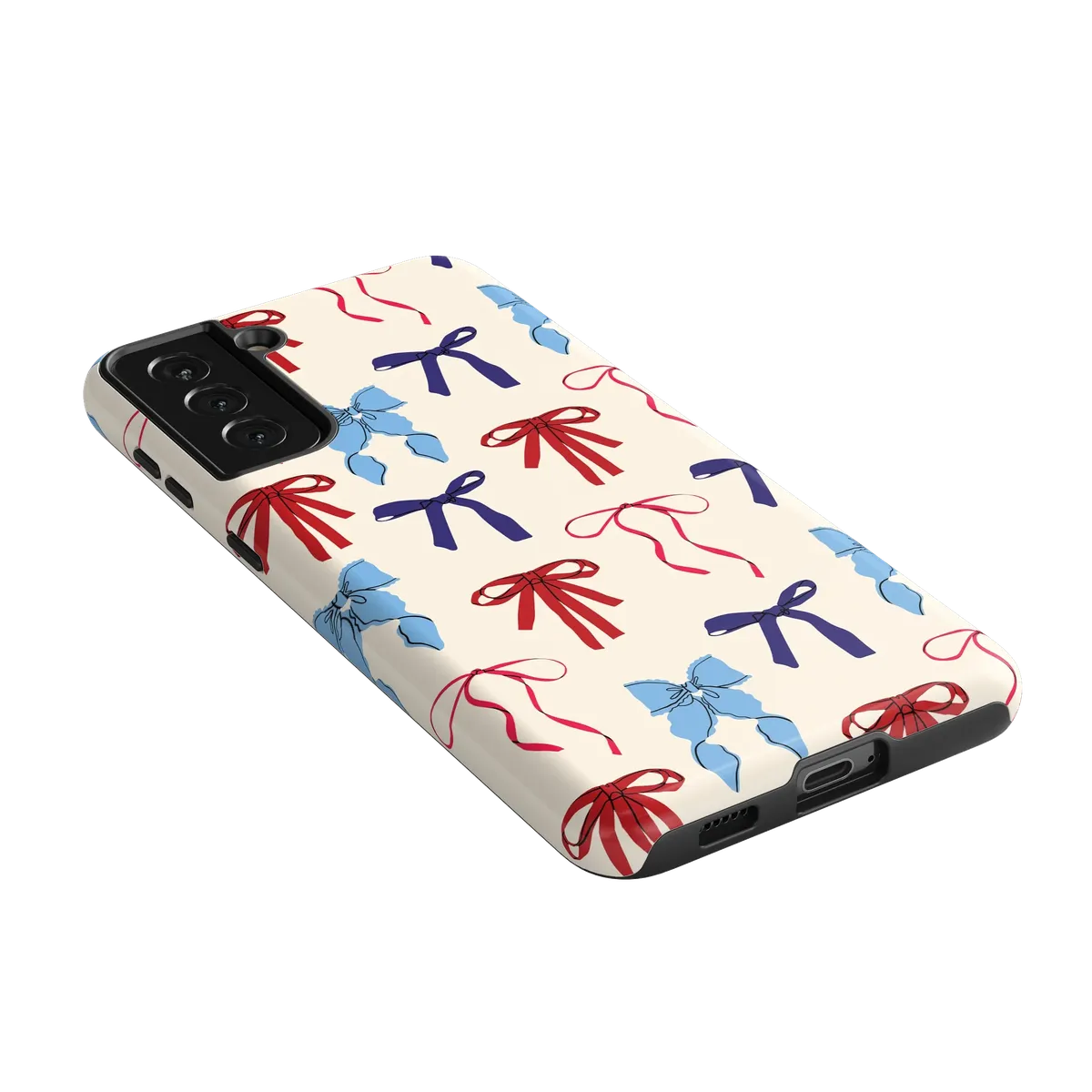 American Girlie | Red White & Blue Bows Case