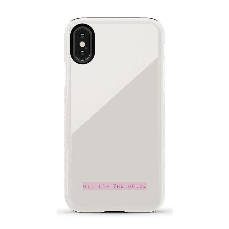 Hi, I'm the Bride | Bachelorette Case Phone Case Casetry Essential iPhone X / XS