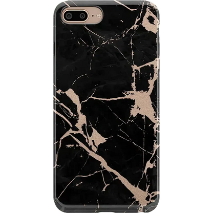 Hidden Gem | Rose Gold and Black Marble Case iPhone Case get.casely Classic iPhone 6/7/8 Plus