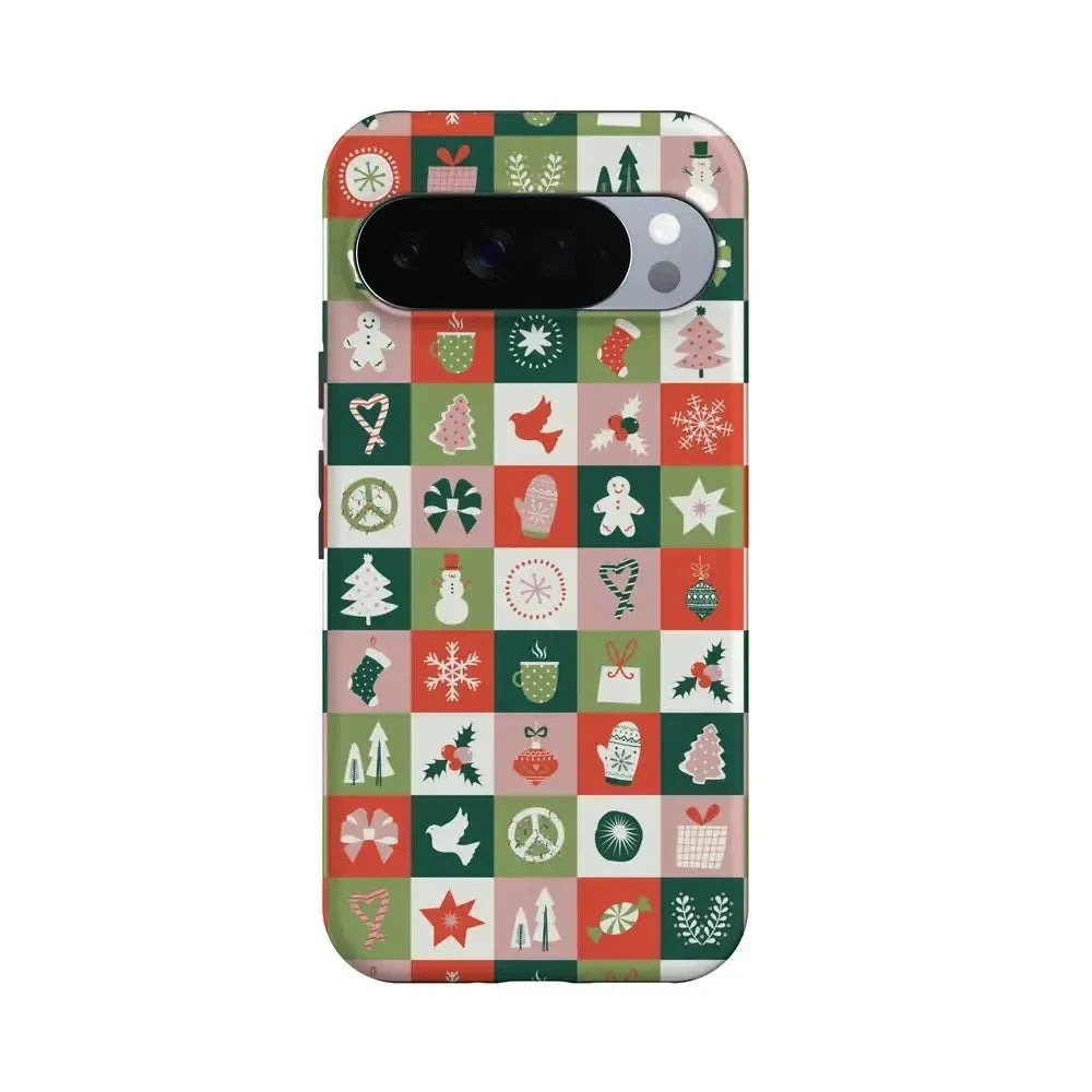 Holiday Square | Countdown to Christmas Case Phone Case Casetry Essential + MagSafe® Google Pixel 10 Pro XL