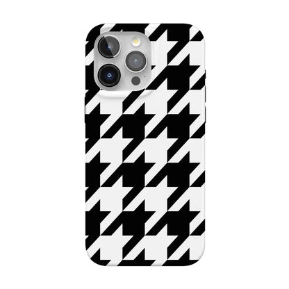 Houndstooth | High Contrast Design Case Phone Case Casetry Classic + MagSafe® iPhone 15 Pro Max