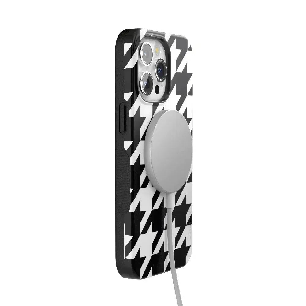 Houndstooth | High Contrast Design Case Phone Case Casetry