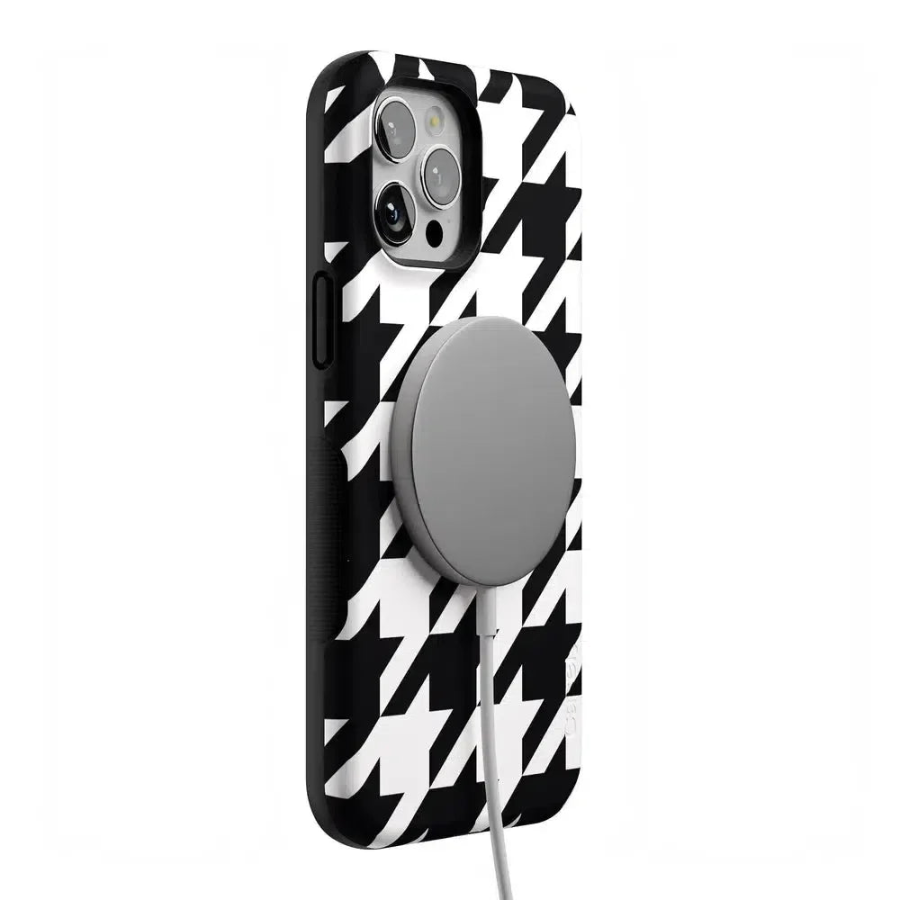 Houndstooth | High Contrast Design Case Phone Case Casetry