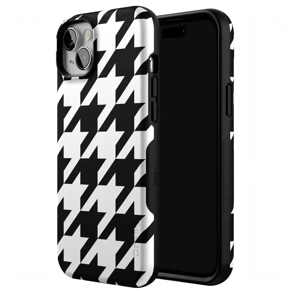 Houndstooth | High Contrast Design Case Phone Case Casetry