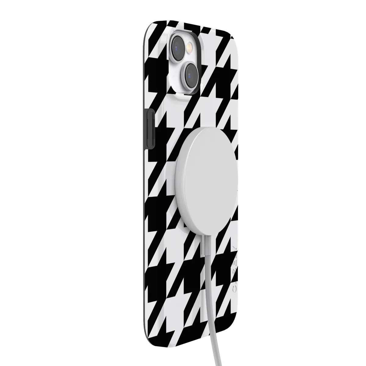Houndstooth | High Contrast Design Case Phone Case Casetry