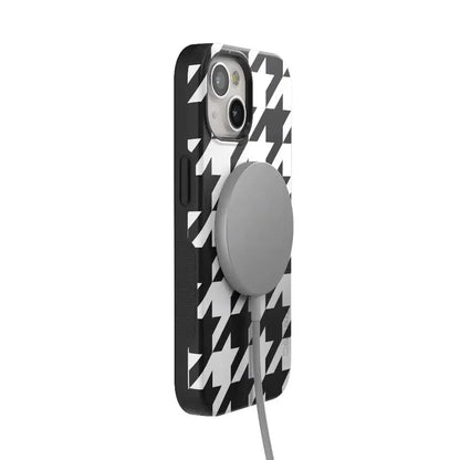 Houndstooth | High Contrast Design Case Phone Case Casetry