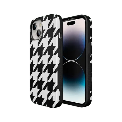 Houndstooth | High Contrast Design Case Phone Case Casetry