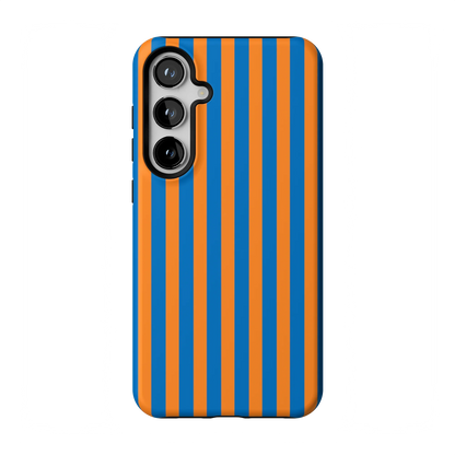 Go New York | Blue & Orange Stripes Case - Galaxy S24 Plus