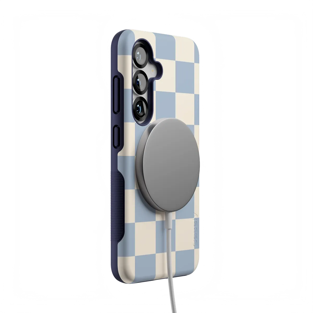 Fit Check | Light Blue Checkerboard Case