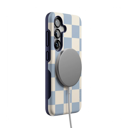 Fit Check | Light Blue Checkerboard Case