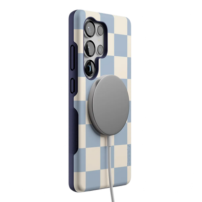 Fit Check | Light Blue Checkerboard Case