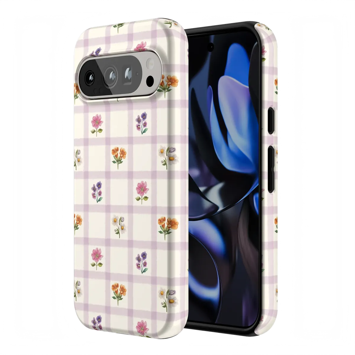 Meadow Check | Floral Gingham Case