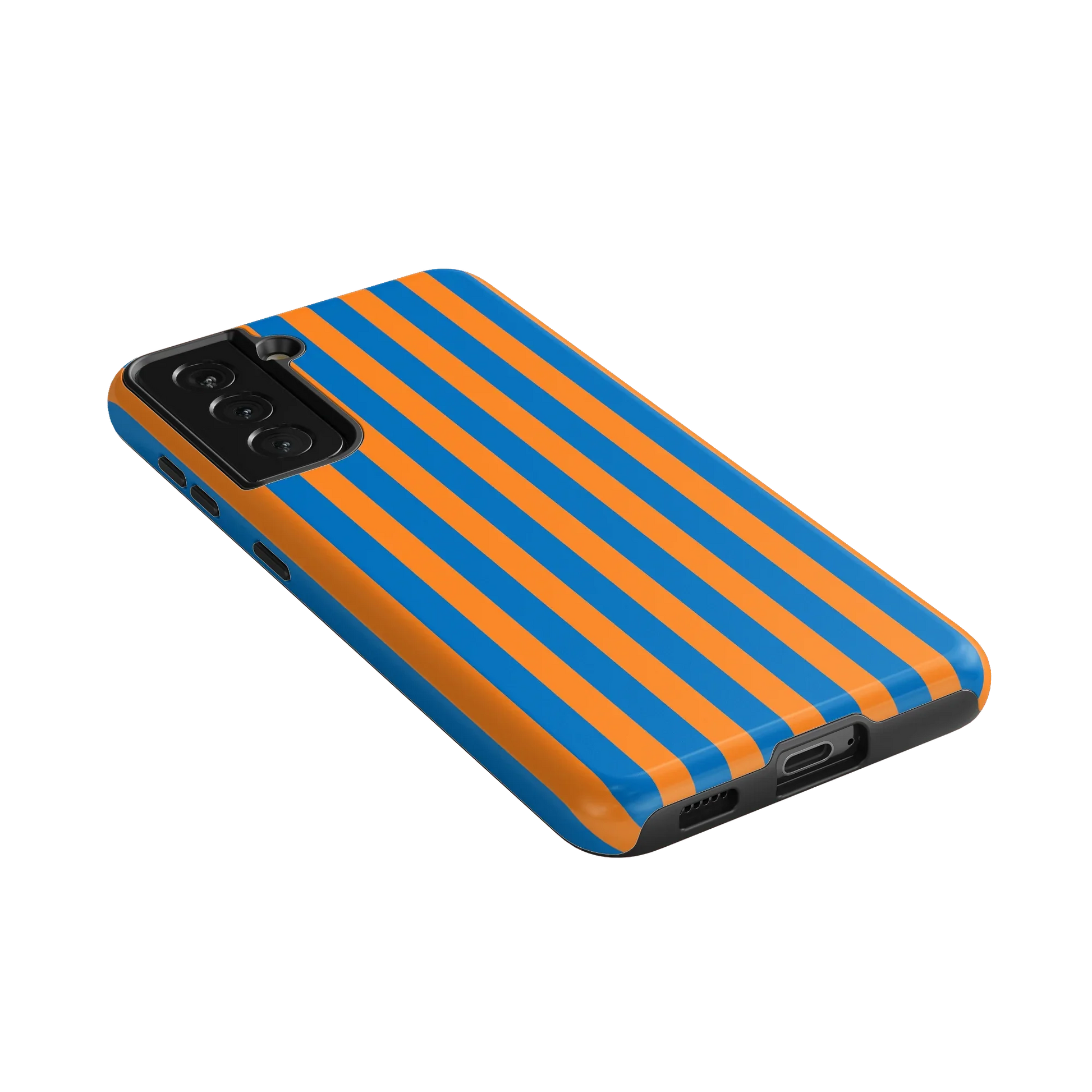 Go New York | Blue & Orange Stripes Case
