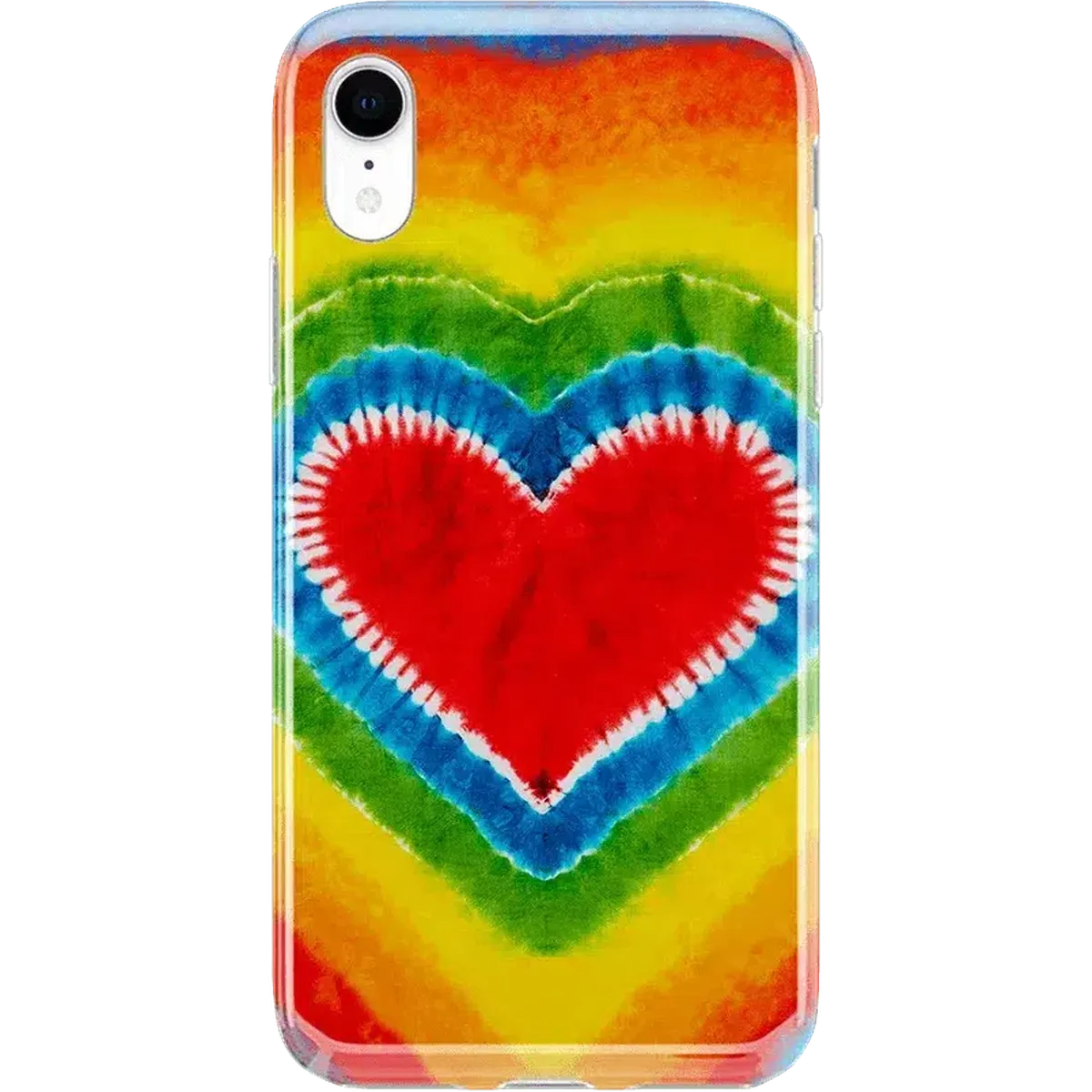 I Heart Tie Dye | Rainbow Heart Case iPhone Case get.casely Classic iPhone XR