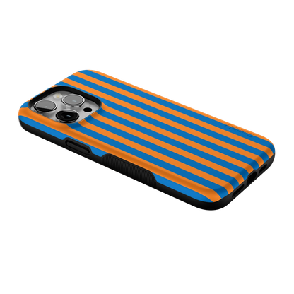 Go New York | Blue & Orange Stripes Case