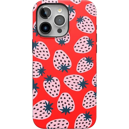 I'd Pick You | Red Strawberry Case iPhone Case get.casely Bold + MagSafe® iPhone 15 Pro Max