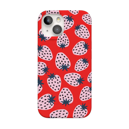 I'd Pick You | Red Strawberry Case iPhone Case get.casely Classic + MagSafe® iPhone 15