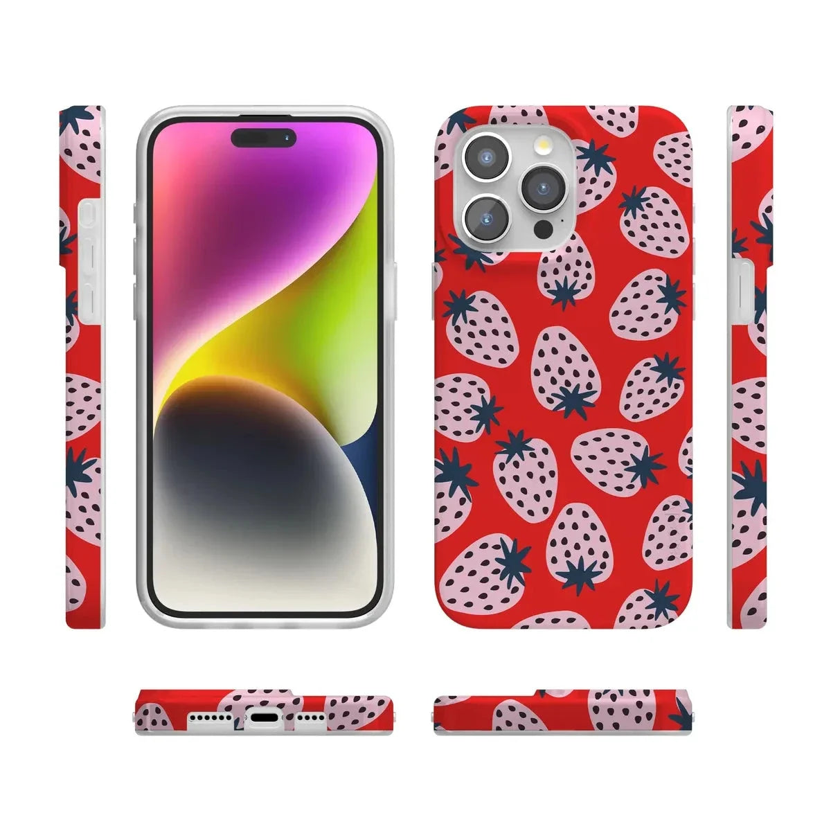 I'd Pick You | Red Strawberry Case iPhone Case get.casely