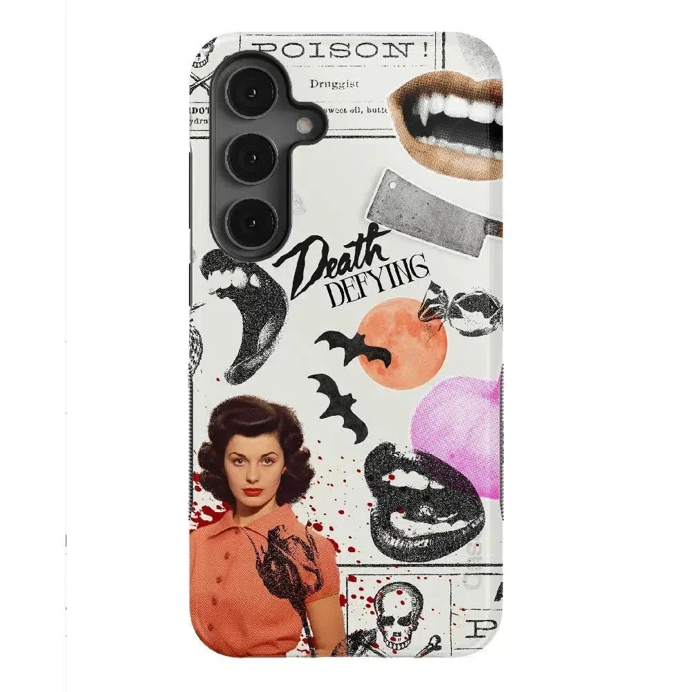 If You Dare | Horror Collage Case Phone Case Casetry Bold Flex + MagSafe® Galaxy S25 Plus