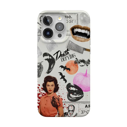 If You Dare | Horror Collage Case Phone Case Casetry Classic + MagSafe® iPhone 15 Pro Max