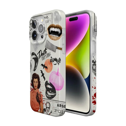 If You Dare | Horror Collage Case Phone Case Casetry