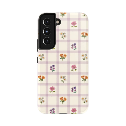 Meadow Check | Floral Gingham Case
