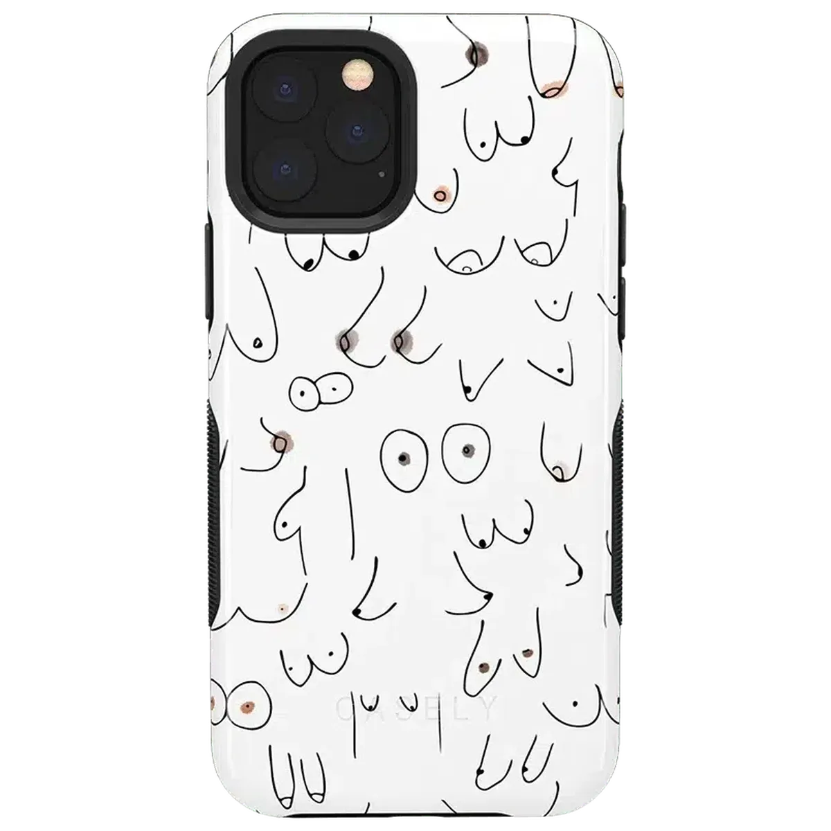 I'm With Her | Black & White Boobs Case iPhone Case get.casely Bold iPhone 11 Pro Max