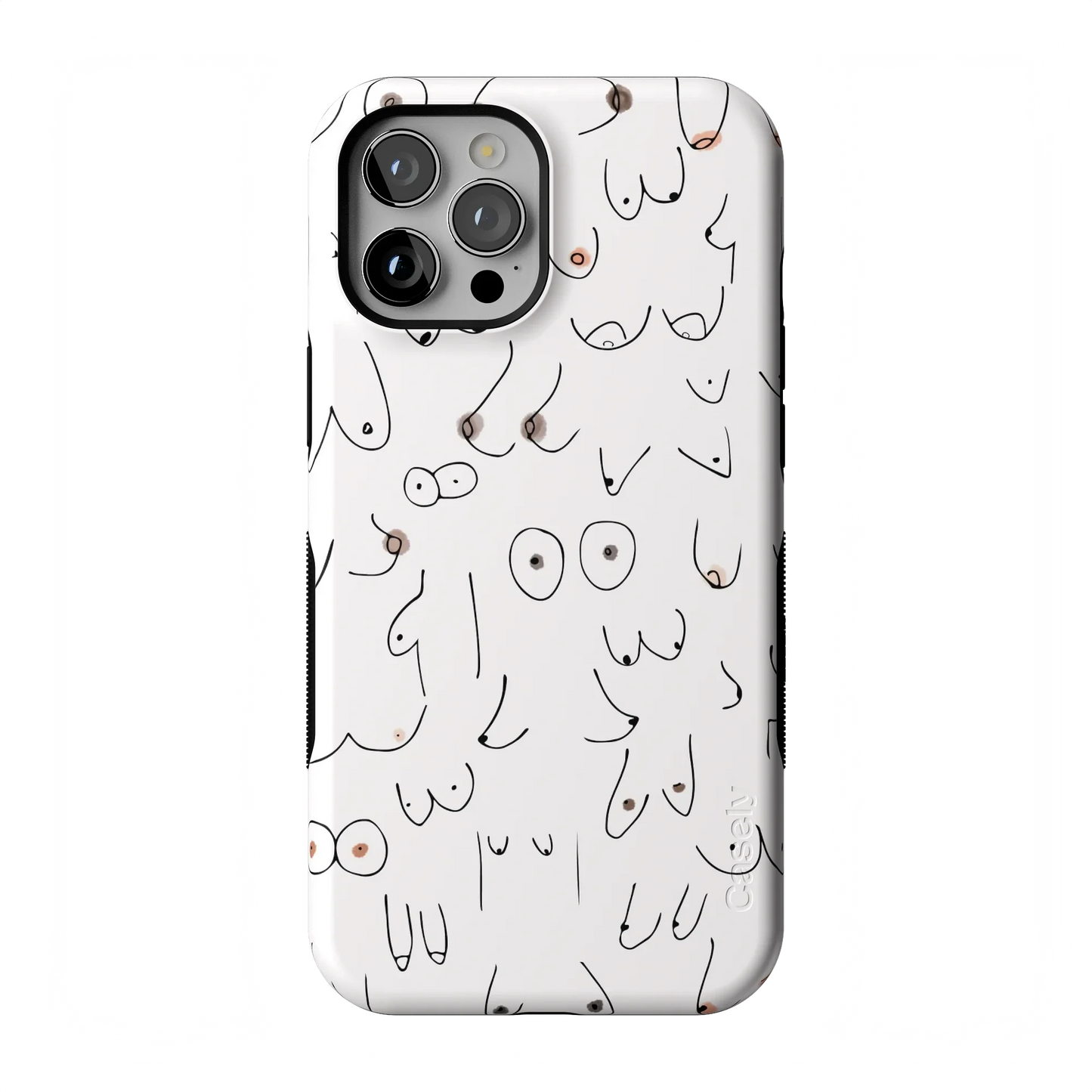 I'm With Her | Black & White Boobs Case iPhone Case get.casely