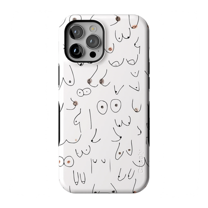 I'm With Her | Black & White Boobs Case iPhone Case get.casely