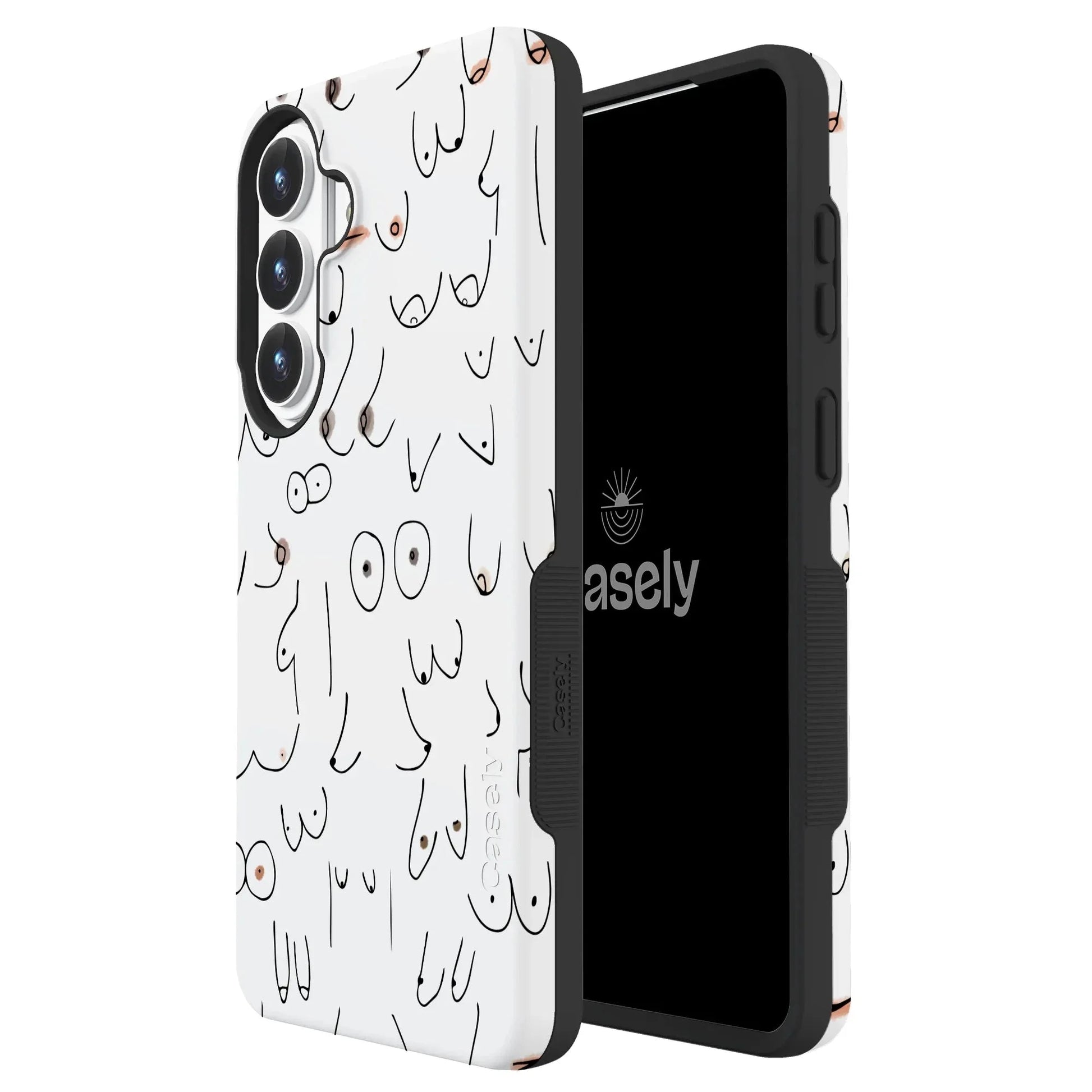 I'm With Her | Black & White Boobs Case iPhone Case get.casely