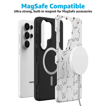 I'm With Her | Black & White Boobs Case iPhone Case get.casely