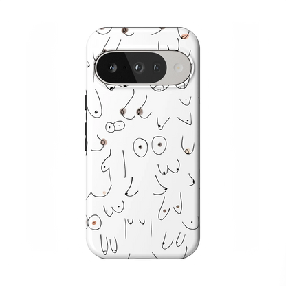 I'm With Her | Black & White Boobs Case iPhone Case get.casely