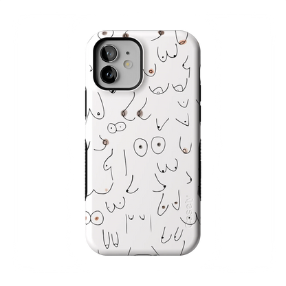 I'm With Her | Black & White Boobs Case iPhone Case get.casely