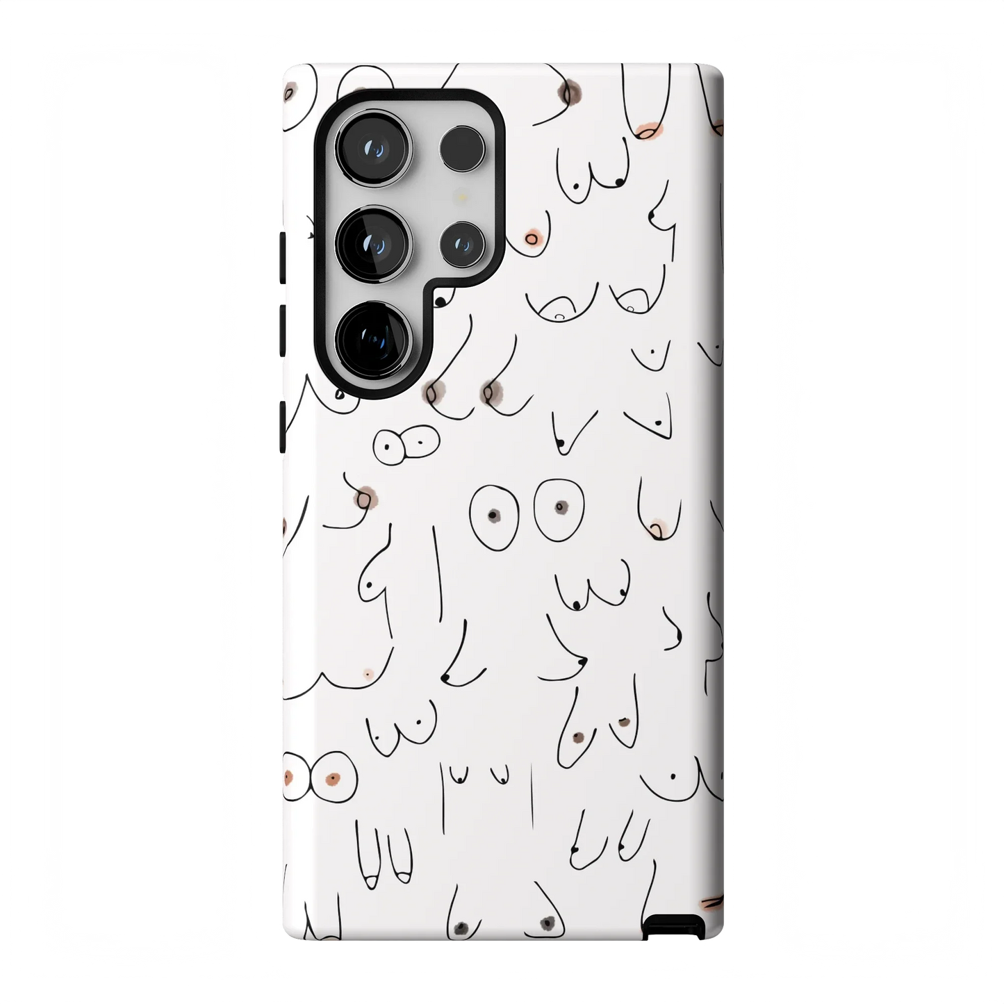 I'm With Her | Black & White Boobs Case iPhone Case get.casely