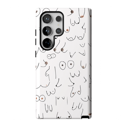 I'm With Her | Black & White Boobs Case iPhone Case get.casely