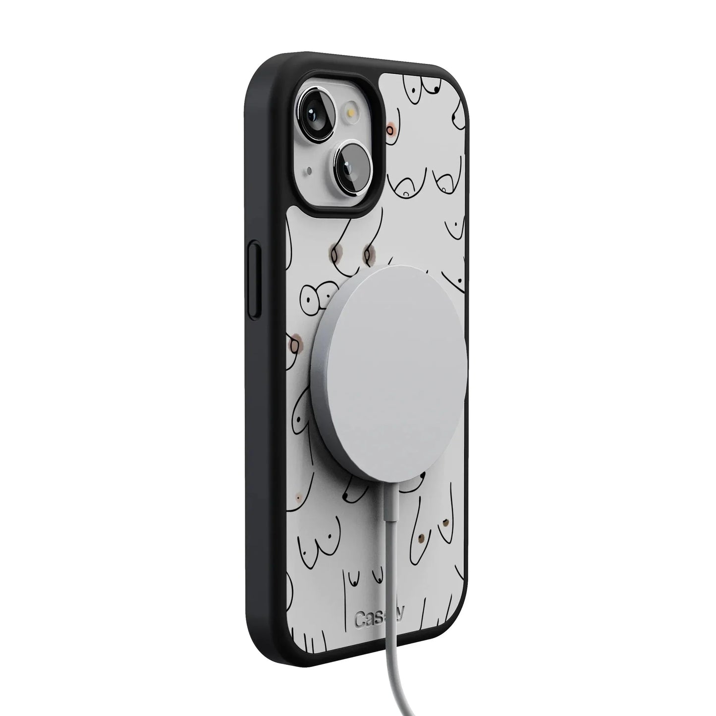 I'm With Her | Black & White Boobs Case iPhone Case get.casely