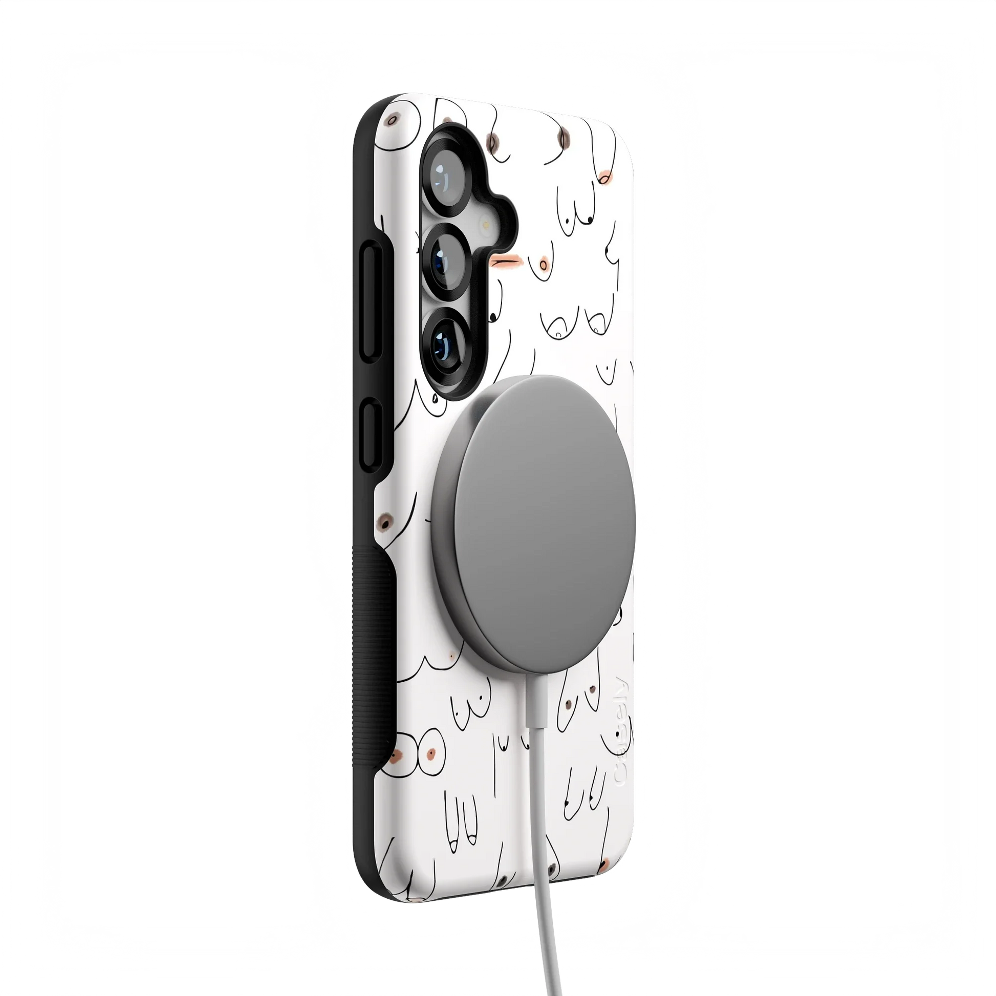 I'm With Her | Black & White Boobs Case iPhone Case get.casely