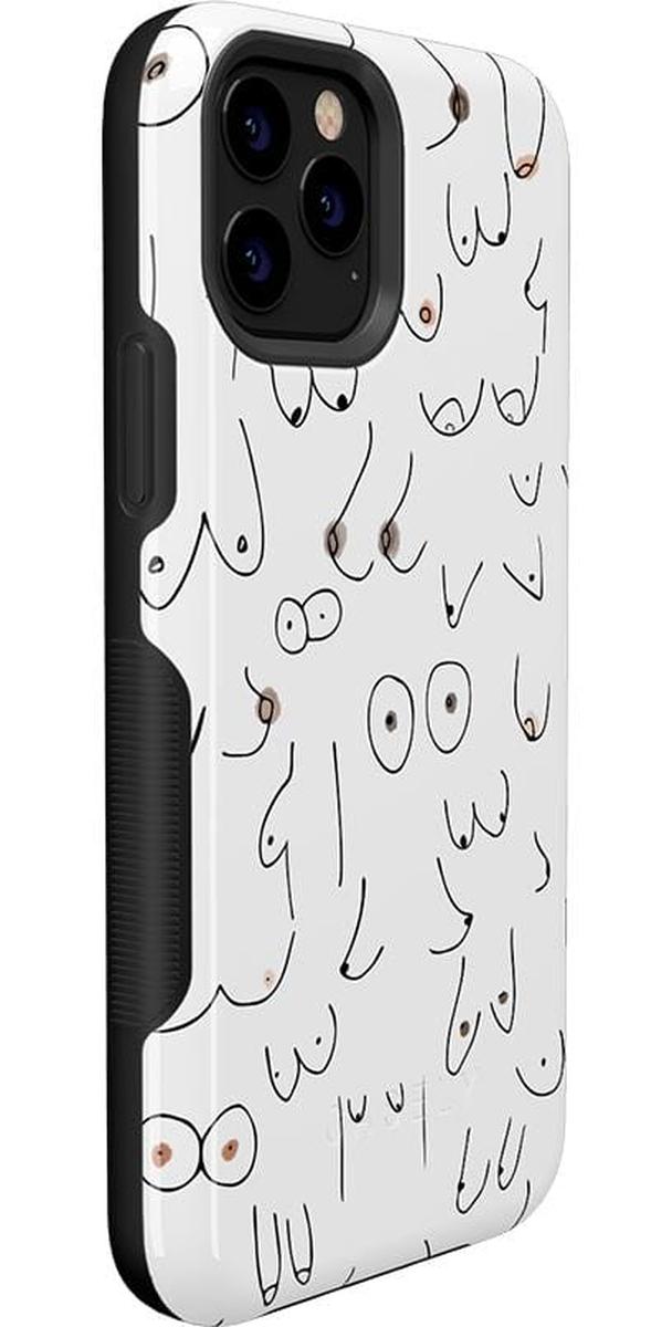 I'm With Her | Black & White Boobs Case iPhone Case get.casely