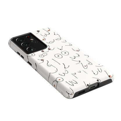 I'm With Her | Black & White Boobs Case iPhone Case get.casely