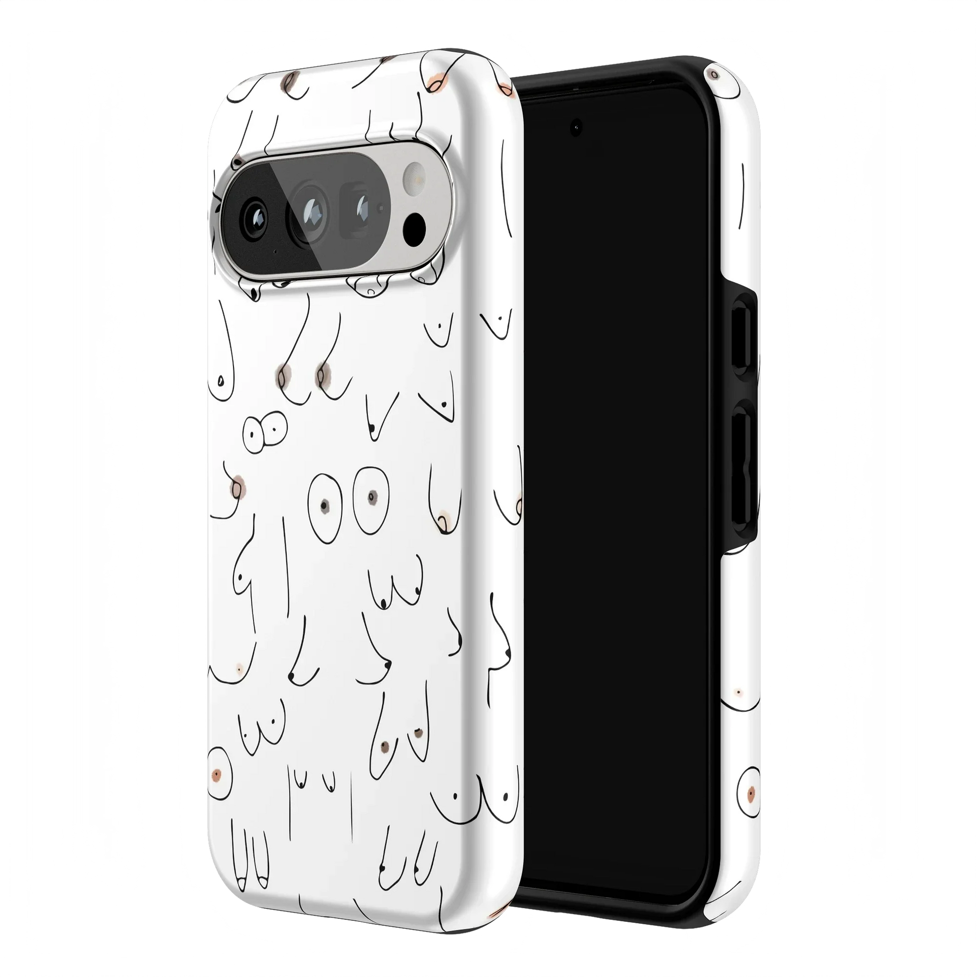 I'm With Her | Black & White Boobs Case iPhone Case get.casely