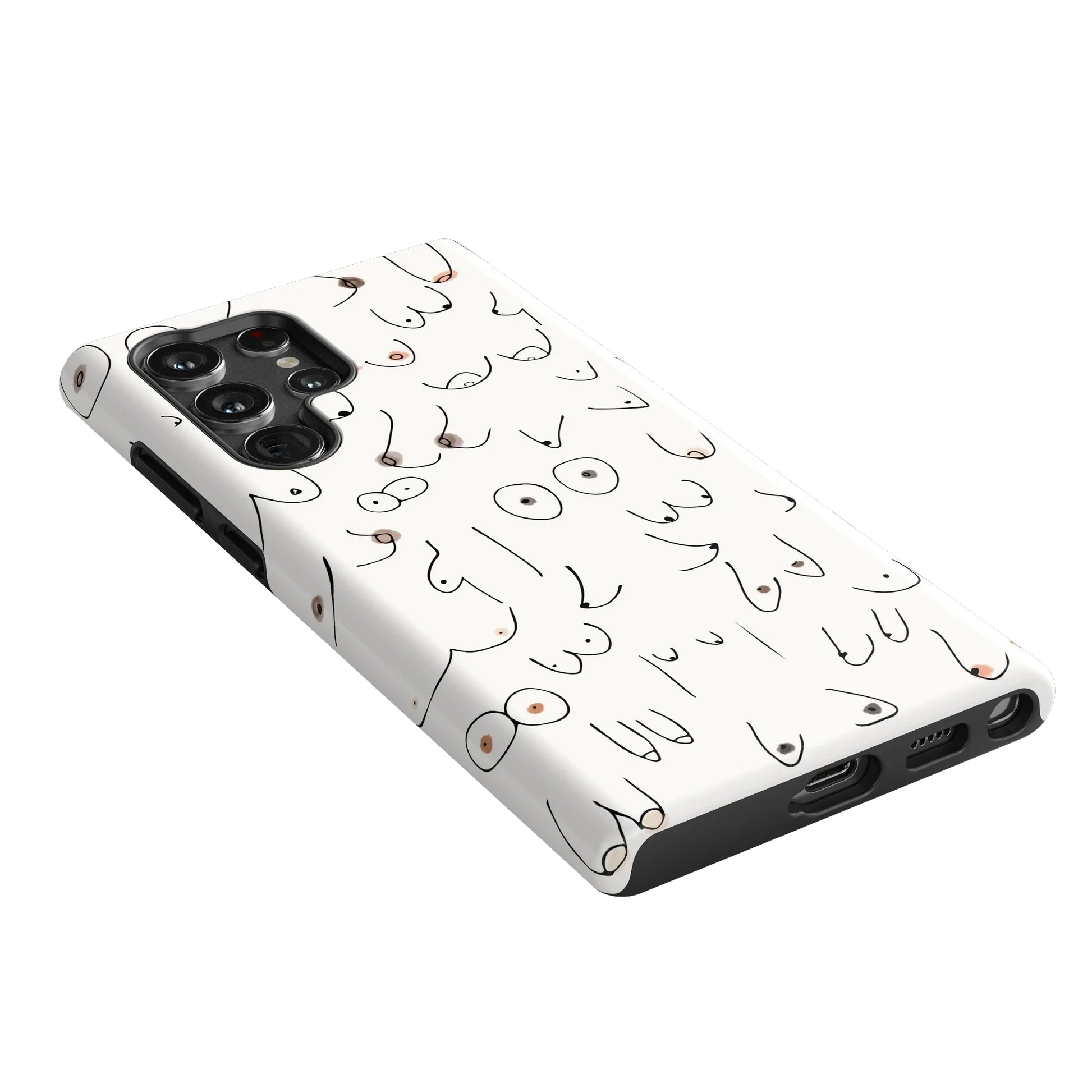 I'm With Her | Black & White Boobs Case iPhone Case get.casely