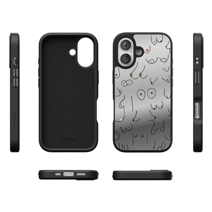 I'm With Her | Black & White Boobs Case iPhone Case get.casely