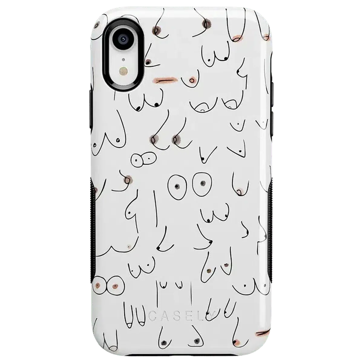 I'm With Her | Black & White Boobs Case iPhone Case get.casely