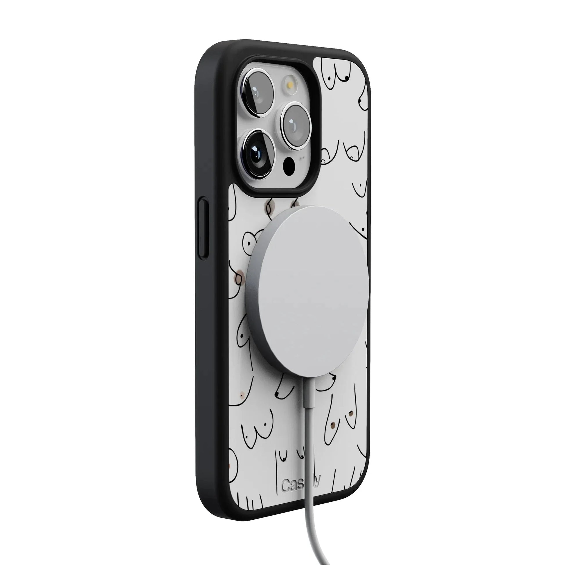 I'm With Her | Black & White Boobs Case iPhone Case get.casely